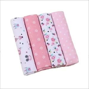 4팩 아기 싸는 담요 인쇄된 성 공주 캐리지 플란넬 부드러운 싸는 아기 담요
