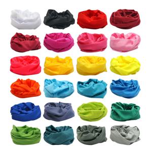 염색 컬러 넥 게이 터 남성 여성 일반 두건 다기능 Headscarf Windproof Face Shields Seamless Tube Snood Warmer