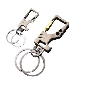 허리 벨트 클립과 다기능 남자의 금속 열쇠 고리 남자와 여자를위한 안티-분실 병따개 자동차 키 홀더