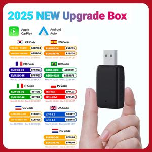 새로운 유선-무선 CarPlay 및 Android Auto 2 in 1 미니 어댑터 5GHz WiFi5, 99% 오리지널 유선 CarPlay/자동 자동차용