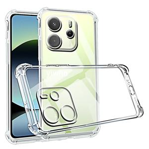 Xiaomi Redmi Note 14 4G 14Pro 14Proplus 5G 투명 Clera 뒷면 커버 Note14 14 Pro + Phonecases 용 충격 방지 전화 케이스