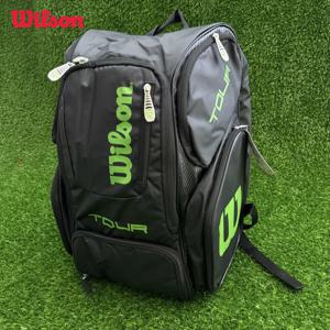 윌슨 테니스 가방 대용량 2 테니스 라켓 보유 테니스 배낭 일일 휴대용 코트 라켓 가방 남성 여성 스포츠 배낭