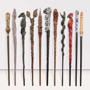 14 스타일 해리 주변기기 마술 지팡이 스틸 코어 수지 소재 피닉스 아카데미 마스코트 동물 직원 코스프레 소년 선물 완구