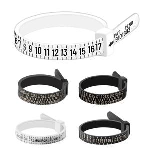 링 눈금자 측정기 핑거 코일 링 사이징 도구 영국 크기 미국 크기 측정 링 사이저 액세서리 삽입 가드 강화 도구