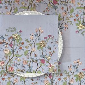 파티, 결혼식, 생일을 위한 20개 빈티지 야생화 일회용 냅킨 - 13x13인치, 디저트 및 축하 행사에 적합