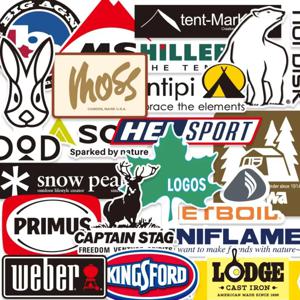 20Pcs 야외 스티커 팩 캠핑 브랜드 데칼 방수 DIY 냉장고 오토바이 헬멧 자전거 데스크탑 전화 케이스