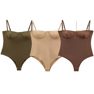 Zevity 2025 여성 섹시한 스파게티 스트랩 내부 스타일 비치웨어 바디 슈트 숙녀 소프트 슬림 수영복 Playsuits Mujer Rompers LS9043