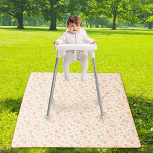 Elinfant 대형 스플래트 매트 실내 높은 의자 놀이 매트 용 미끄럼 방지 휴대용 바닥 매트, 크롤링 매트-젊은이에게 이상적