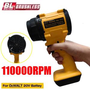 고전력 폭력 팬 공기 송풍기 터보 제트 팬 스러스트 리프 더스터 DeWALT 20V 18V 배터리 용 휴대용 전동 공구