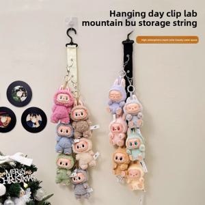 펜던트 스토리지 디스플레이 선반 인형 벽 인형 실용적인 플러시 문 뒤에 클립 옷장 벽 교수형 스토리지 가방