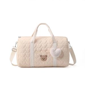 대용량 엄마 가방 여성을위한 여행 토트 백 아기 기저귀 가방 꽃 프린트 다기능 크로스 바디 백