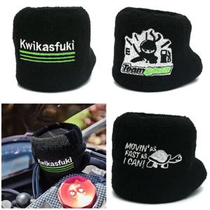 오토바이 닌자 전면 유체 오일 브레이크 저수지 양말 커버 ZX6R ZX7R ZX10R ZX14R 250 300 400 650 Z1000 Z800 Z900 Kwikasfuki