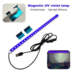 5V 자기 블랙 라이트, 5W UV 경화 램프, 395nm UVA 드라이 네일 램프, 돈 감지기, 장식 형광 블랙 라이트