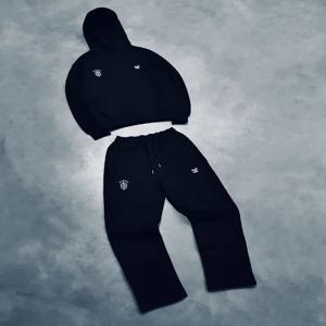 Y2k 남성 의류 세트 펑크 스트리트 레트로 고딕 트랙 슈트 하라주쿠 트렌드 힙합 개성 패턴 자수 오버 사이즈 트랙 슈트