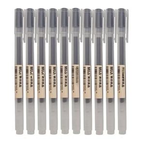 6/8 개/대 MUJIs 젤 펜 블랙/레드/블루 0.38/0.5mm 잉크 일본 컬러 펜 오피스 학교 볼펜 일본 카와이 문구