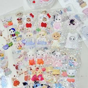 실바니안 가족 스티커 어린이 장난감 주방 장난감 소녀 실바니안 가족 어린이 장난감 소녀 Ternuries Silvania Familiy