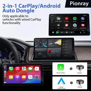 2025년 업그레이드 미니 무선 CarPlay 어댑터 (애플 & 안드로이드용) - 플러그 앤 플레이, 배터리 불필요, 다양한 차량 호환