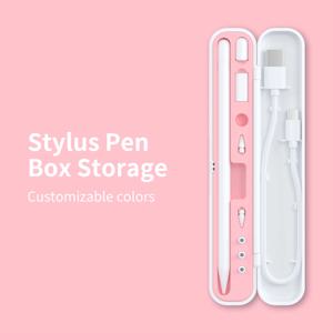 5 가지 색상 사용 가능 iPad 연필 케이스 Apple Pencil 1/2 세대 용 드롭 보호 케이스 휴대용 보관 케이스 여행 필수품
