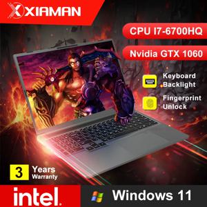 16인치 게이밍 노트북 인텔 코어 i7-6700HQ GTX 1060 IPS 1920*1200 노트북 PC 게이머 16GB DDR4 1TB SSD 윈도우 11 Pro 노트북 컴퓨터