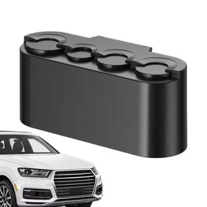 휴대용 대용량 이동식 자동차 동전 클립 주최자 4 위치 동전 변경 보관함 돈 USD 유로 디스펜서 금고