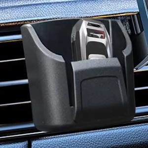 다기능 재사용 가능 자동차 대시보드 센터 콘솔 리모컨 자동차 키 미끄럼 방지 보관함 키 카드 소품 수납함