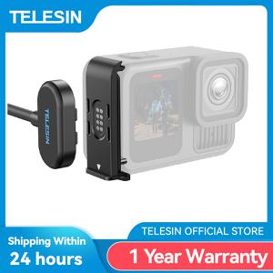 텔레신 마그네틱 방수 충전 측면 커버 케이블 키트 (고프로 히어로 9 10 11 12 13 타입C 충전 커버 포트 간편 탈부착)