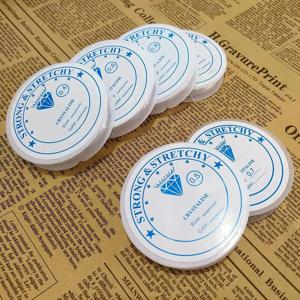 6 롤/1 가방 팔찌 용 탄성 스트링 탄성 팔찌 스트링 크리스탈 스트링 스트레치 비드 코드 DIY 쥬얼리 만들기