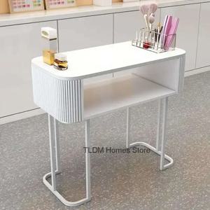 간단한 전문 네일 테이블 현대 럭셔리 네일 아티스트 매니큐어 테이블 스토리지 Tavolo Onicotecnica Mesa De Unha 살롱 가구