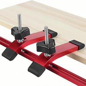 1pc/2pcs 빠른 작동 홀드 다운 클램프, 목공 테이블 알루미늄 프레스 플레이트 프레스 블록 T 자형 슬라이드 슬롯 보조 도구