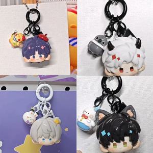 종이 게임 사랑과 Deepspace 수지 키 체인 인형 키 체인 Xavier Sylus 가방 액세서리 Rafayel Zayne 팬 컬렉션 선물