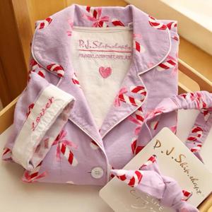 2025 가을 신상 홈웨어 여성 코튼 파자마 세트 귀여운 만화 프린트 잠옷 고급 셔츠 바지 여자친구 선물 라운지웨어