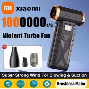 Xiaomi 1000000RPM 폭력 팬 초강력 공기 송풍기 진공 송풍 흡입 2In1 먼지 청소기 브러시리스 터보 강한 바람
