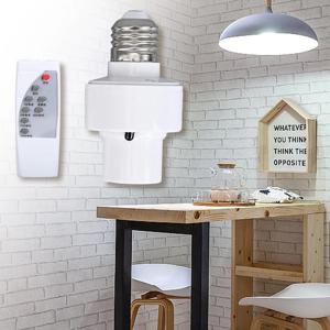 2025 스마트 LED 램프 홀더 E27 AC85-265V (적외선 리모컨, 타이머, 색상 변경 기능 포함), 범용 소켓, 가정용 간편 설치