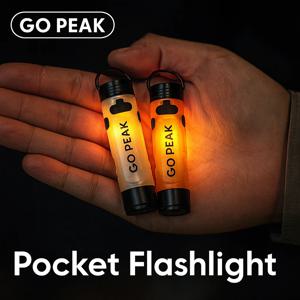 Gopeak 포켓 미니 손전등 야외 LED 키 클립 캡 5050 토치 긴 내구성 USB 충전식 비상 하이킹 캠핑 트레일