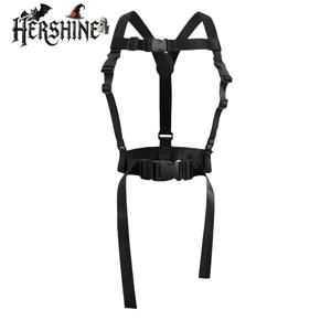 플라스틱 버클 양면 확장 캔버스 숄더 스트랩, 할로윈 액세서리, 다크 스타일, 펑크 스타일