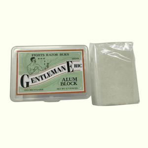3.7온스 플라스틱 케이스에 담긴 알럼 블록 여행용 면도 스티픽 릴리프 애프터쉐이브 쉐이브 스톤 천연 알럼 블록 데오도란트 알루미늄 무첨가