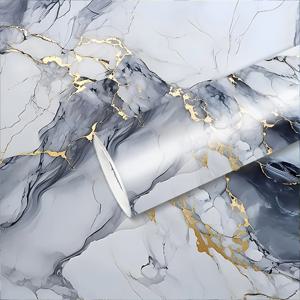 주방 대리석 벽 스티커 방수 및 방유 두꺼운 스티커 스토브 조리대 보호 필름 자가 점착 벽지