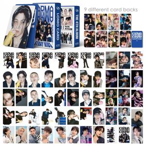 55pcs Straykids 새 앨범 KARMA4th 주변 사진 카드 skzoo 앨범 장식 기념 로모 카드