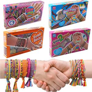 DIY 팔찌 만들기 키트, 쥬얼리 만들기 키트, 어린이용 공예 키트, 5-12세 여아용 우정 공예 키트, 크리스마스 선물