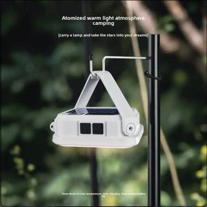 비상 조명 태양광 캠핑 라이트 휴대용 야외 텐트 작업용 SMD 충전식 LED 걸이등 디지털 전력 표시기 포함