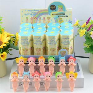 핫 S 엔젤 I LOVE RAINY DAY 시리즈 미니 피규어 액션 모델 장난감 미스터리 블라인드 박스 수집용 장식 소녀 장난감 생일 선물