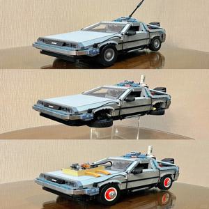 자동차는 시간을 되돌려준다 10300 빌딩 블록 세트는 크리스마스 선물에 적합하며 레고 입자와 호환됩니다.