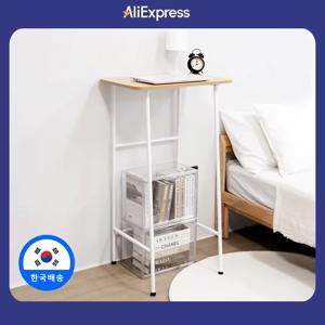 이지라이프 키높이 스탠딩 데스크 키다리 책상 아이보리