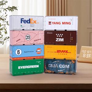 미니 철제 보관함 미니어처 철제 상자 창의적 장식 소품 보관 데스크탑 미니 컨테이너 모델 어린이 선물