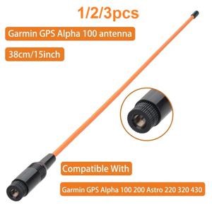 1/2/3PCS GPS771 안테나 업그레이드 38CM SMA-남성형 휘프 안테나 확장형 장거리용 가민 GPS 알파 100 200 아스트로 220 햄 라디오용