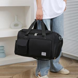UNIXINU 캐리 온 여행 가방 대용량 위켄더 오버나이트 더플 백 신발 수납칸이 있는 여성용 스포츠 피트니스 가방