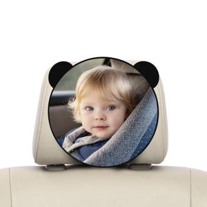 깨지지 않는 아기 자동차 거울, 넓고 선명한 시야를 제공하는 후방 좌석용 안전 거울