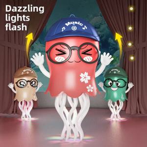 춤추는 문어 아이 전자 애완 동물 장난감 만화 대화 형 개발 움직임 교육 유아 장난감 선물 크리 에이 티브 크리스마스 선물