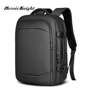영웅적인 기사 비즈니스 남성용 백팩 대용량 하이킹 여행용 캐리온 백팩 17인치 방수 주말 대학 노트북 가방
