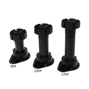 주방 욕실 용 높이 조절 찬장 발 캐비닛 다리 80mm (~ 100mm), 100mm (~ 120mm), 120mm (~ 150mm), 4 개